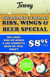 Wings and Ribs Beer Poster